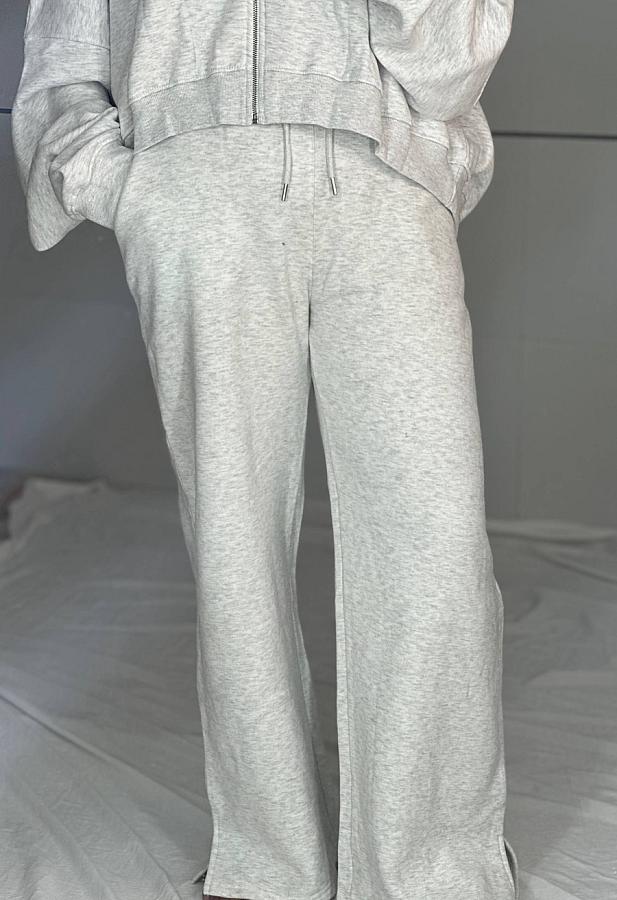 شلوار جاگر طوسی روشن