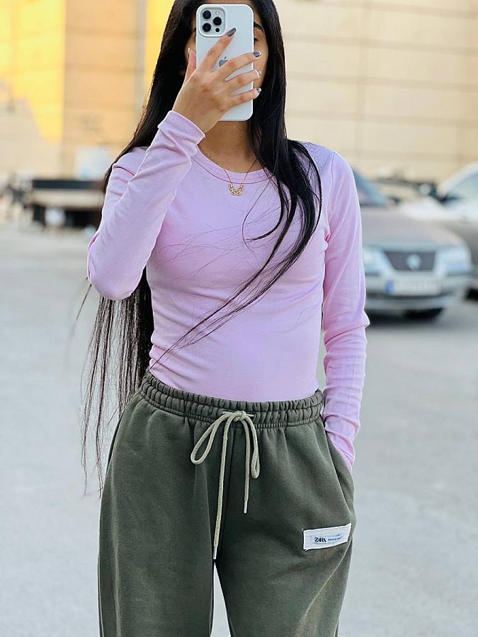 بلوز فیت آستین دار