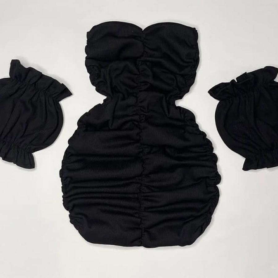 پیراهن آستین پفی