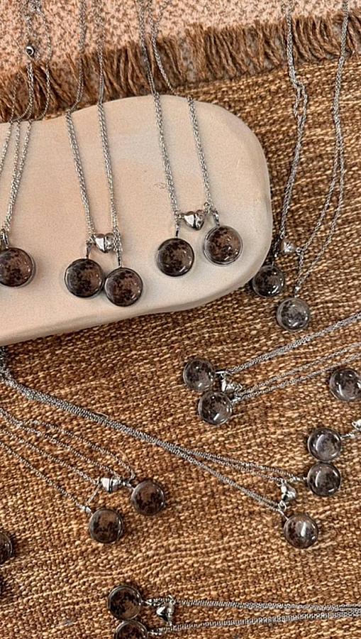 گردنبند ست ماه شب تاب