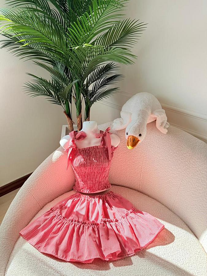 ست کراپ دامن